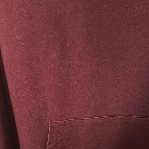 Red Crewneck Sweater with Ribbed Collar - Picture 7 of 16